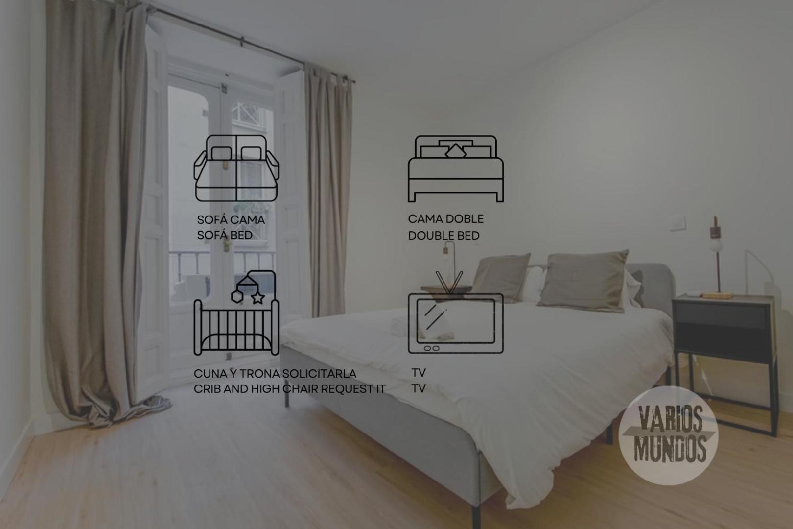 Modern Apt Para 6Pax En La Plaza De Tirso-Centro E1 マドリード エクステリア 写真