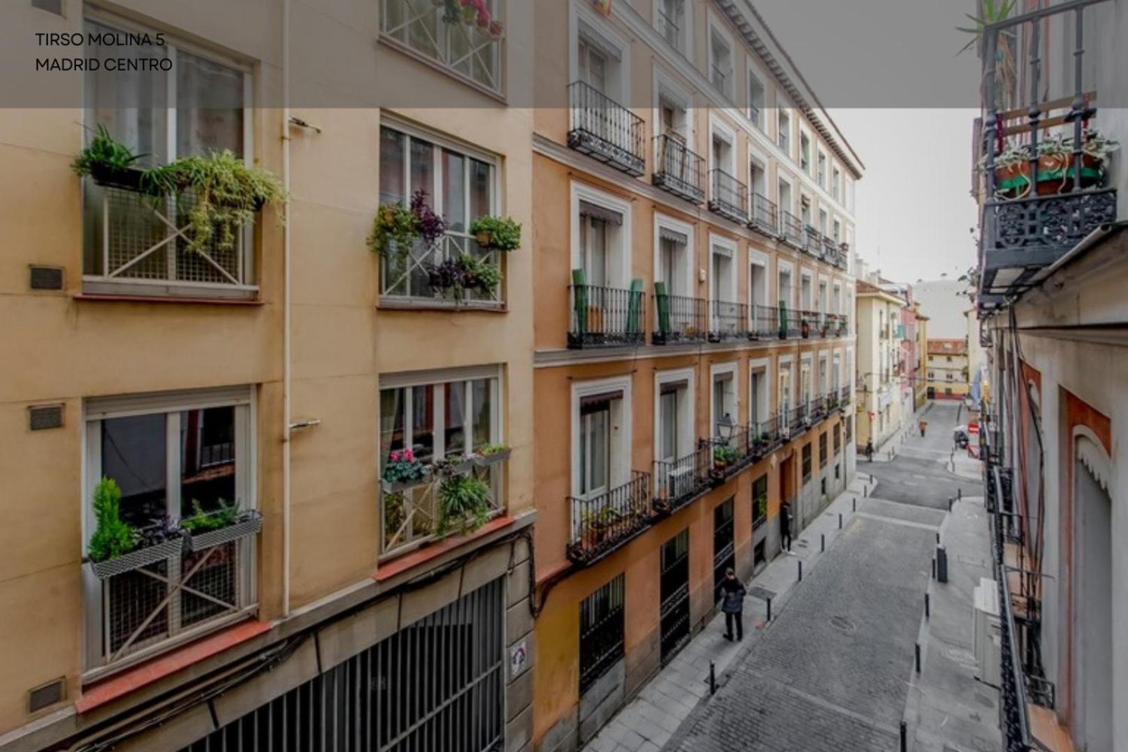 Modern Apt Para 6Pax En La Plaza De Tirso-Centro E1 マドリード エクステリア 写真